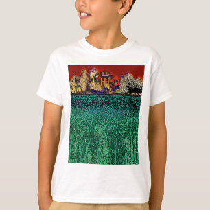 Camiseta Patrick Ranch, Chico, CA (en rojo y verde)