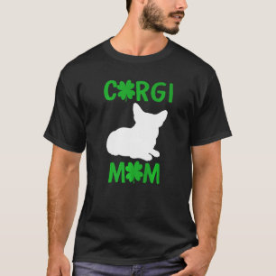 Camiseta Patricks Day Dog Mom Fur Mama Saint Paddys Corgi