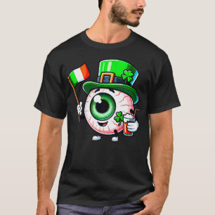 Camiseta Patrick'S Day Eyeballs Shamrock Ophthalmólogo Ey