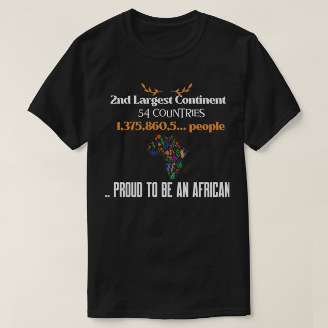 Camiseta Patrimonio africano 1 (Diseño del anverso)