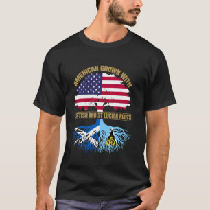 Camiseta Patrimonio Americano Cultivado con Raíces Escocesa