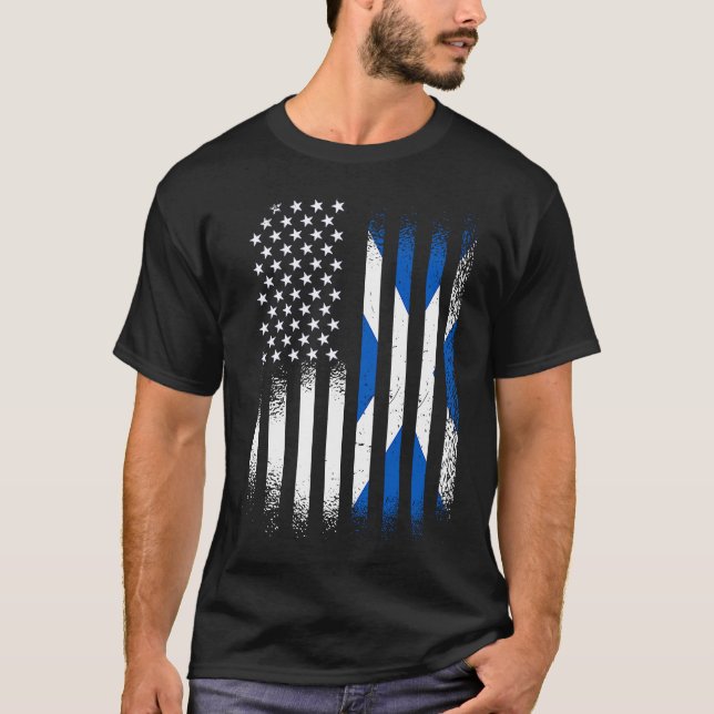 Camiseta Patrimonio americano escocés Monumento a Escocia P (Anverso)