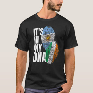 Camiseta Patrimonio Argentino E Irlandés De Bandera De ADN 