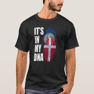 Camiseta Patrimonio Belice Y Danés De La Bandera Del ADN