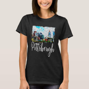 Camiseta Patrimonio Ciudad Natal Hogar Pittsburgh Pennsylva