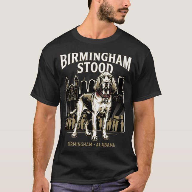 Camiseta Patrimonio de Derechos Civiles del Sabueso de Birm (Anverso)