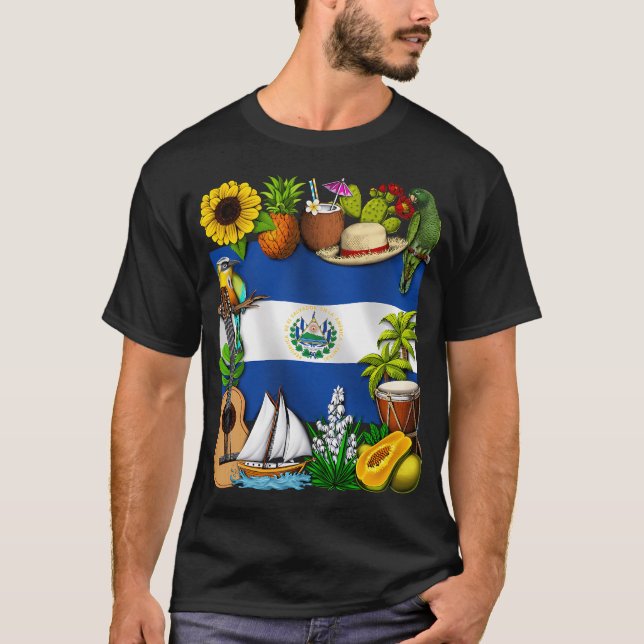 Camiseta Patrimonio de El Salvador (Anverso)