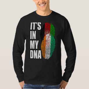 Camiseta Patrimonio De La Bandera De Adn De La Mezcla Marfi