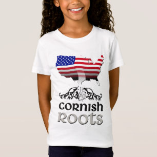 Camiseta Patrimonio de la Bandera de Cornualles Americanos