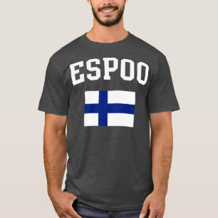 Camiseta Patrimonio de la Bandera de Espoo Finlandia