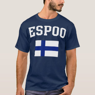 Camiseta Patrimonio de la Bandera de Espoo Finlandia