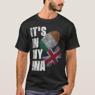 Camiseta Patrimonio de la Bandera de la Mezcla Británica E 