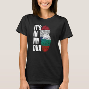 Camiseta Patrimonio De La Bandera De La Mezcla Búlgara Y Ho