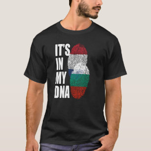 Camiseta Patrimonio De La Bandera De La Mezcla Búlgara Y Ho