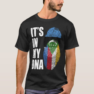 Camiseta Patrimonio de la Bandera de la Mezcla Comorana Y E