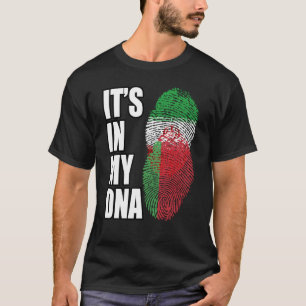 Camiseta Patrimonio de la Bandera de la Mezcla de ADN Iraní