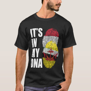 Camiseta Patrimonio de la Bandera de la Mezcla Húngara Y Br
