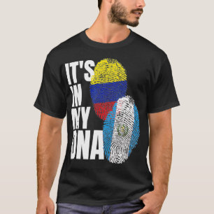 Camiseta Patrimonio De La Bandera De Mi DNA En Guatemala Y