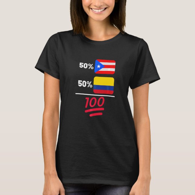 Camiseta Patrimonio de la Bandera de Puerto Rico Plus Colom (Anverso)