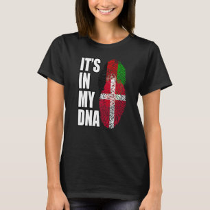 Camiseta Patrimonio De La Bandera Del Adn Afgano Y Danés