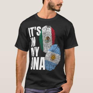 Camiseta Patrimonio de la Bandera Mezcla Argentina Y México