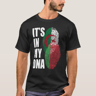 Camiseta Patrimonio de la Bandera Mezcla Bielorrusa Y Argel