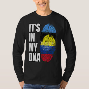 Camiseta Patrimonio de la Bandera Mezcla Colombiana Y Eston