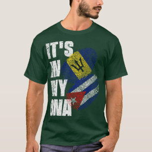 Camiseta Patrimonio de la Bandera Mezcla de ADN Barbadense