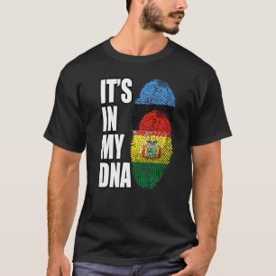 Camiseta Patrimonio de la Bandera Mezcla de ADN Boliviano Y