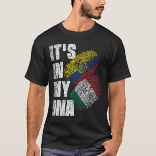 Camiseta Patrimonio de la Bandera Mezcla Ecuatoriana E Ital