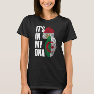 Camiseta Patrimonio de la Bandera Mezcla Egipcia Y Argelina