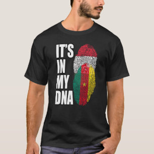 Camiseta Patrimonio de la Bandera Mezcla Húngara Y Camerune