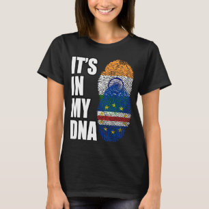Camiseta Patrimonio de la Bandera Mezcla India Y Cabo Verde