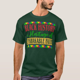 Camiseta Patrimonio de la Inquebrantable Historia Negra Mes