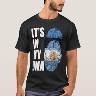 Camiseta Patrimonio de la Mezcla de ADN Argentino Y Estonio
