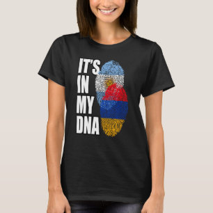 Camiseta Patrimonio De La Mezcla De Adn Armenio Y Argentino