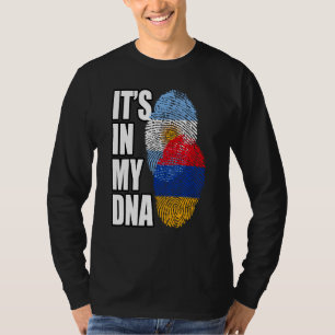 Camiseta Patrimonio De La Mezcla De Adn Armenio Y Argentino