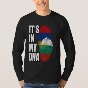 Camiseta Patrimonio De La Mezcla De Adn De Bulgaria Y Armen