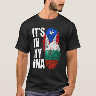 Camiseta Patrimonio De La Mezcla De Adn De Bulgaria Y Puert