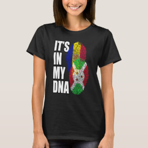Camiseta Patrimonio De La Mezcla De Adn De Burundi Y Andorr