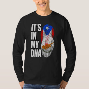 Camiseta Patrimonio De La Mezcla De Adn De Chipre Y Puerto