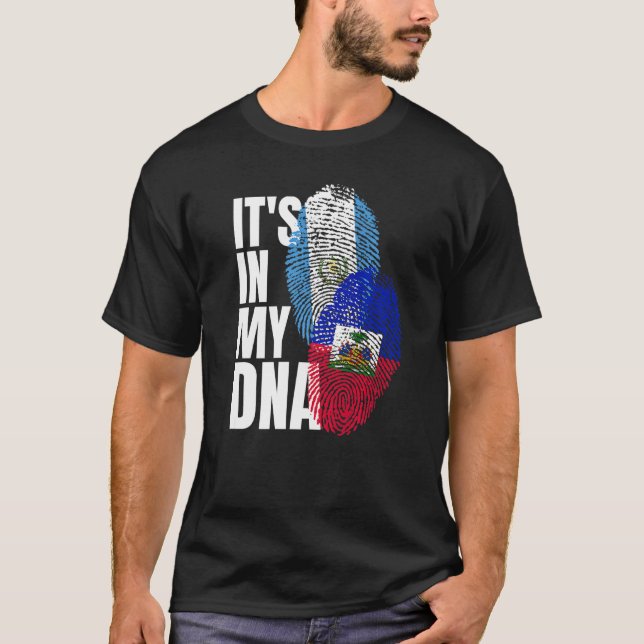 Camiseta Patrimonio De La Mezcla De Adn En Guatemala Y Hait (Anverso)