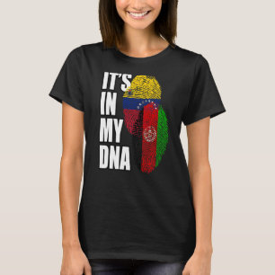 Camiseta Patrimonio De La Mezcla De Adn En Venezuela Y Afga