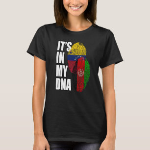 Camiseta Patrimonio De La Mezcla De Adn En Venezuela Y Afga