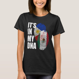 Camiseta Patrimonio De La Mezcla De ADN Mexicano Y Filipino