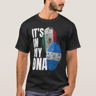 Camiseta Patrimonio de la Mezcla de ADN Mexicano Y Hondureñ