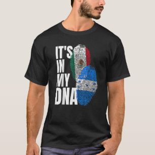 Camiseta Patrimonio de la Mezcla de ADN Mexicano Y Hondureñ