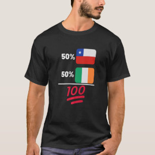 Camiseta Patrimonio de la Mezcla de Bandera Chilena Plus Ir