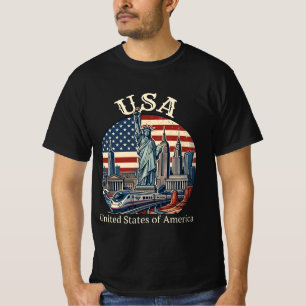 Camiseta Patrimonio del Cielo de EE. UU. - Estados Unidos d