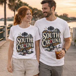 Camiseta Patrimonio del Estado de Carolina del Sur Bajo Cos